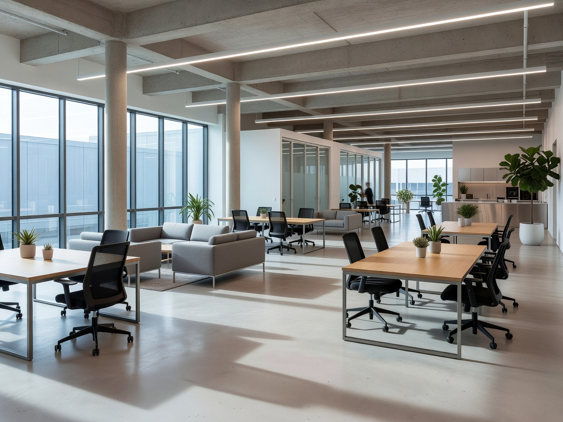 Expansive open plan corporate office